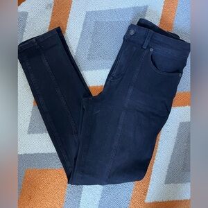 Duluth Trading Co Women's Jean-Netics High Rise Slim Leg Jeans Black